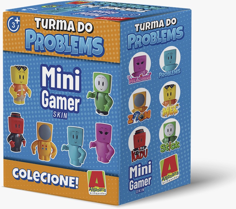 Bonecos em Vinil miniaturas Turma Problems para E-commerce – Disponível em 12 cm