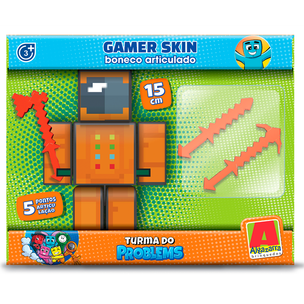 Boneco Zoom com Acessórios (Turma Problems) – Disponível em 15cm