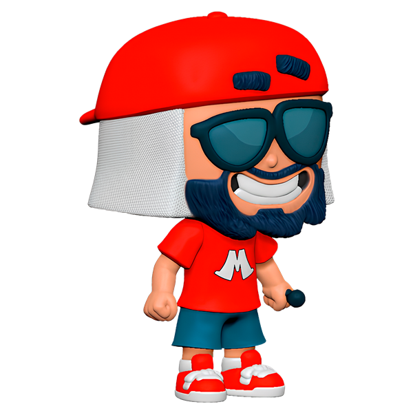 Boneco Vinil Articulado Mussoumano- Disponível em 15cm