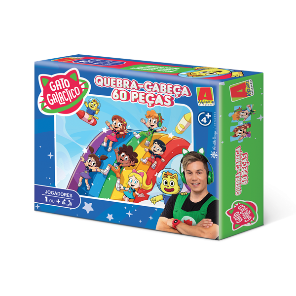 Quebra Cabeça Gato Galáctico