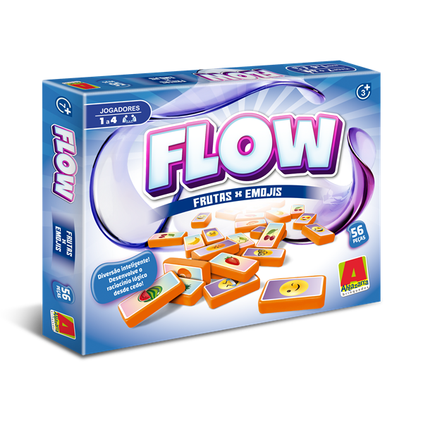 Jogo Flow – Raciocínio Lógico – Frutas e Emojis