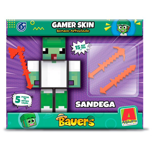 Boneco Sandega – Disponível em 15 cm