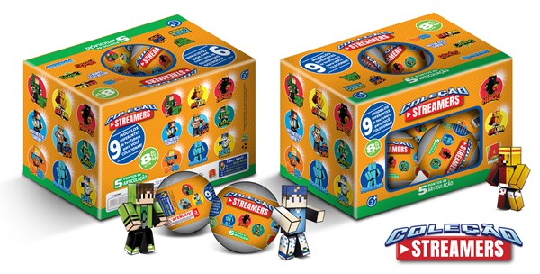 Boneco 8cm – Sortidos na Capsula (Display c/12 Peças Sortidas / Caixa Master C/2 display)