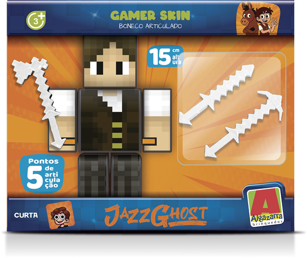 Boneco Jazz Ghost – Disponível em 15 cm